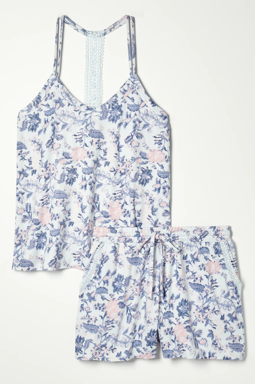 CROCHET TANK SHORT SLEEP SET, image 6