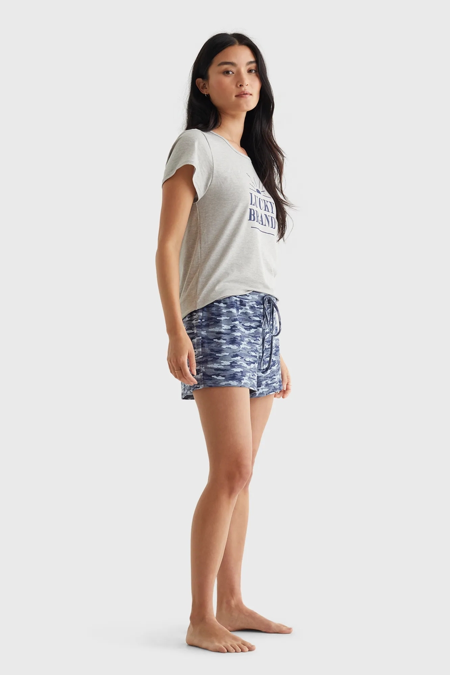 LUCKY BRUSHED SLEEPWEAR SET, image 2