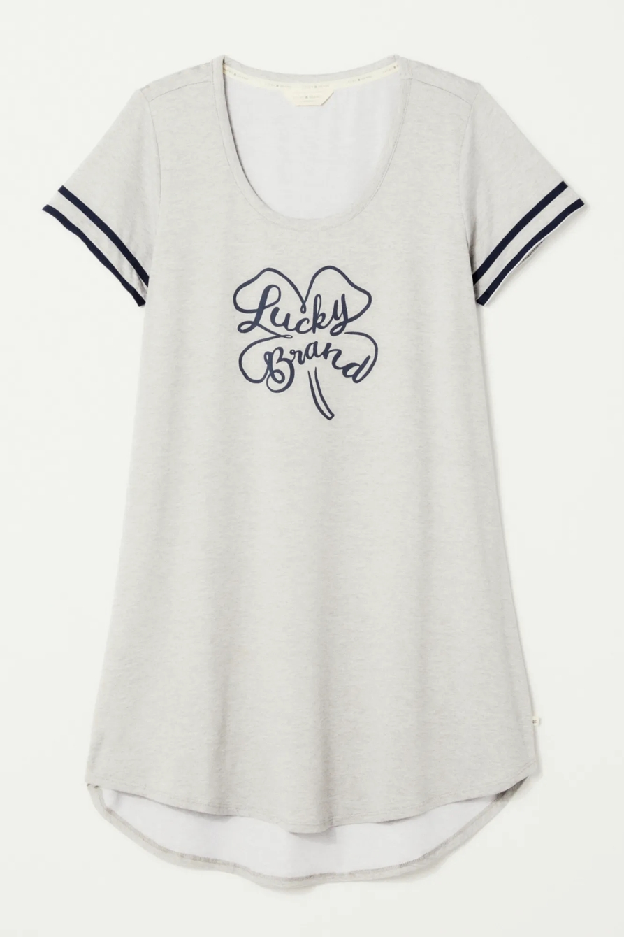 LUCKY LOGO SLEEP SHIRT, image 5