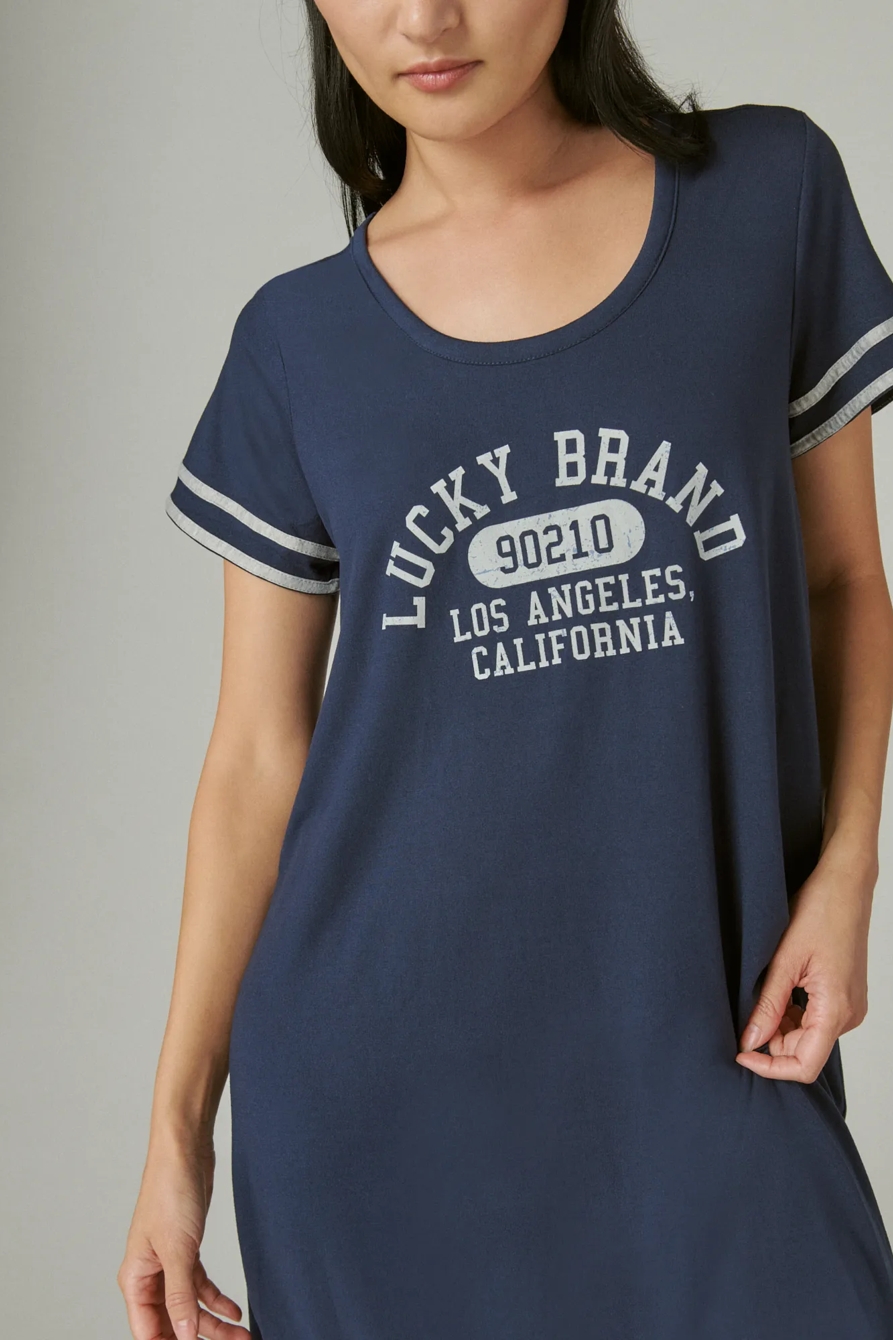 LUCKY LOGO SLEEP SHIRT, image 3