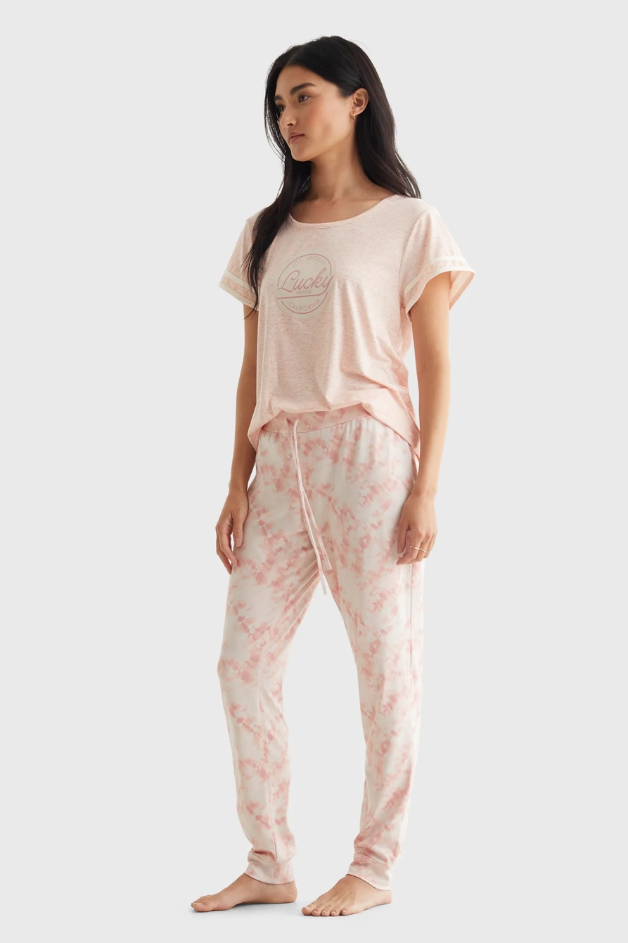VARSITY TEE JOGGER SLEEP SET, image 2