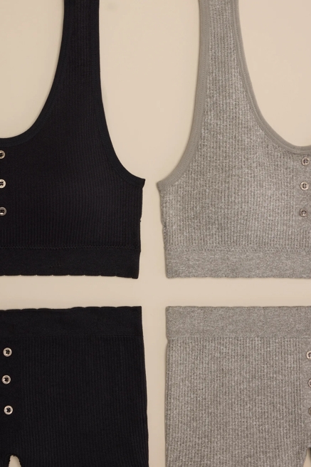 4 PACK RIBBED BRA & BOYSHORT SET, image 2