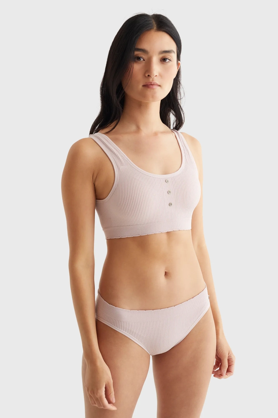 2 PACK NYLON RIB BRA, image 2