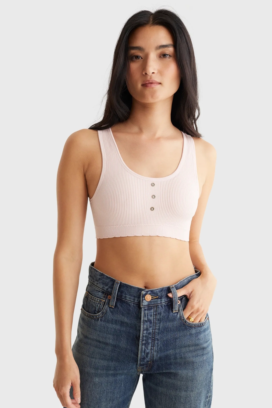 2 PACK NYLON RIB BRA, image 2