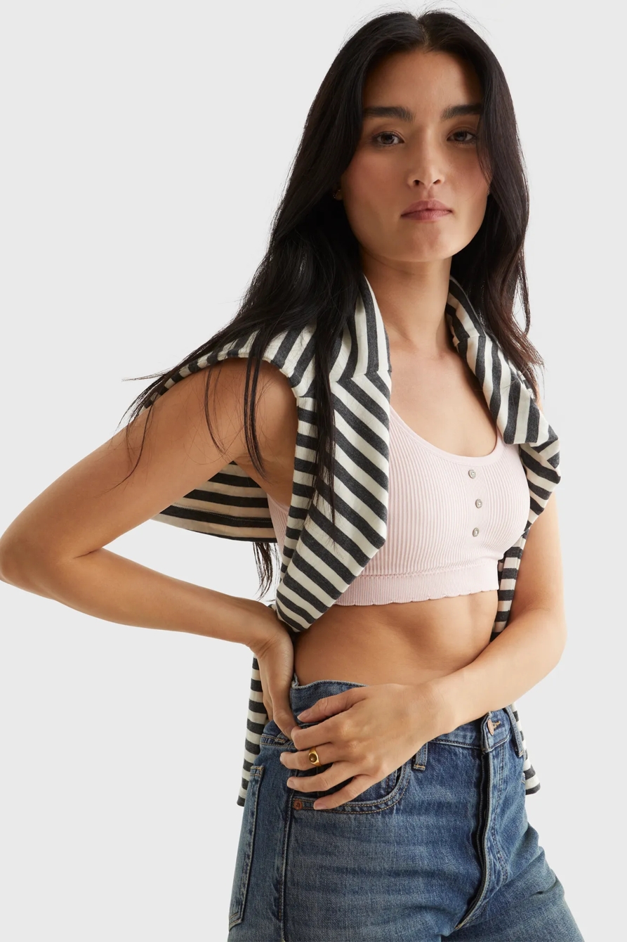 2 PACK NYLON RIB BRA, image 5