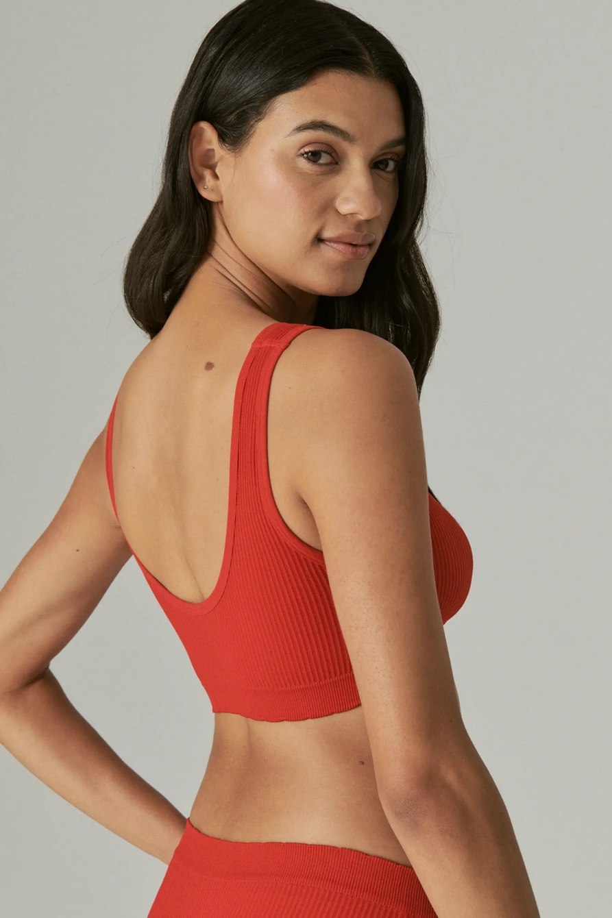 3 PACK RIBBED BUTTON BRA, image 4