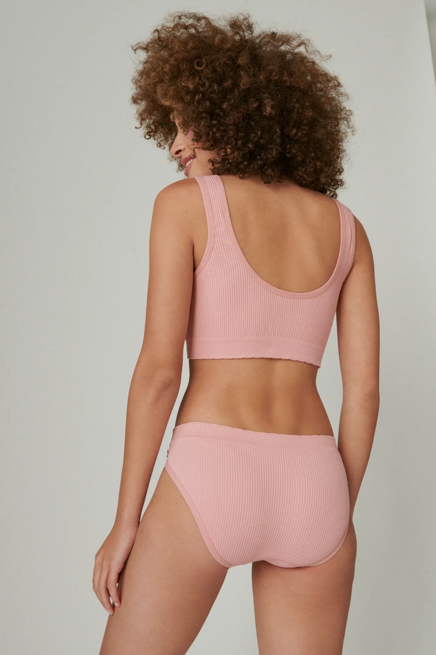 3 PACK RIBBED SEAMLESS PANTIES, image 2