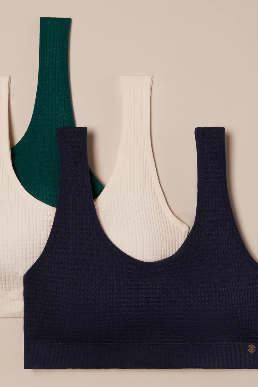 3 PACK NYLON SPAN BRA, image 2