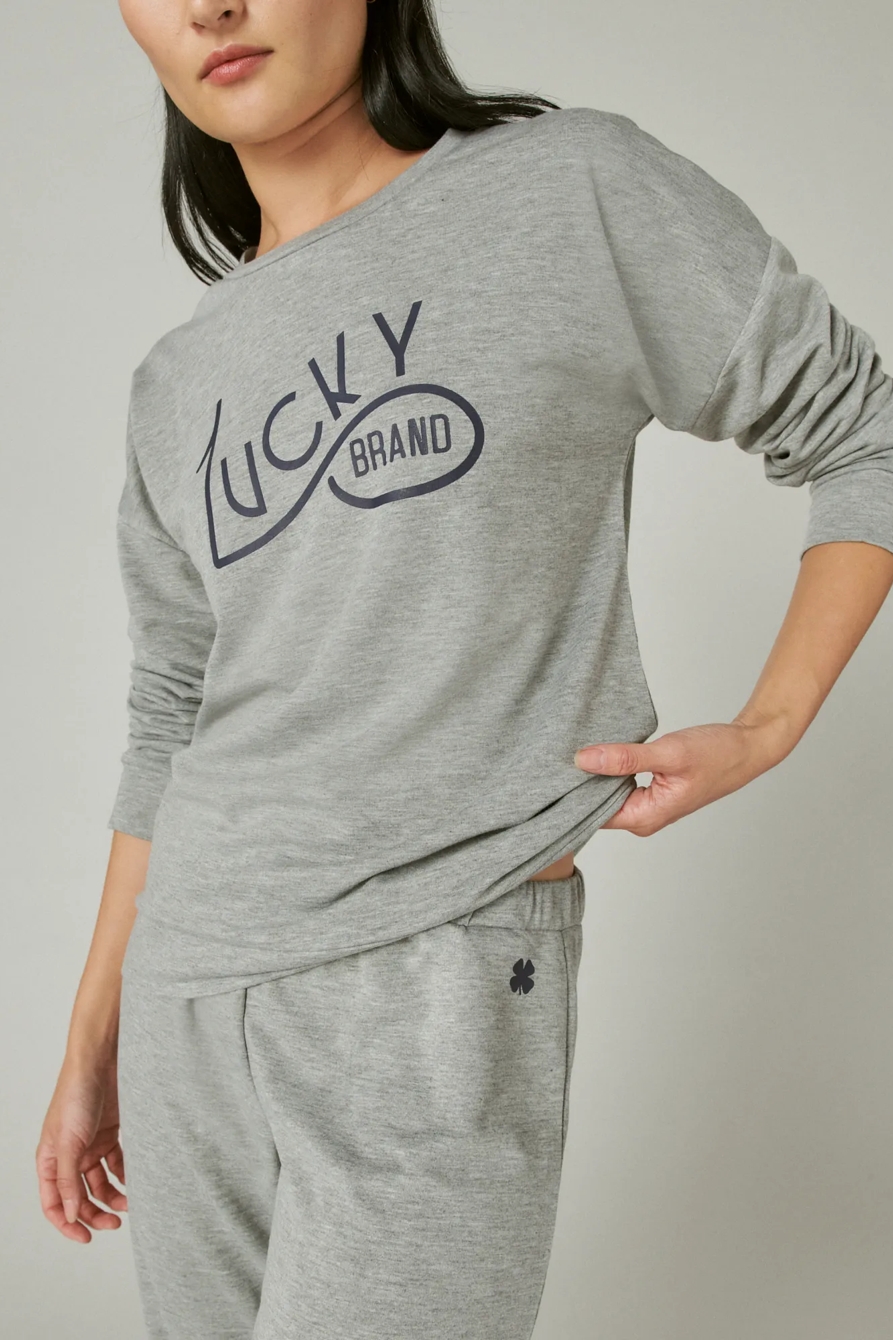 LUCKY VARSITY  SLEEPWEAR SET, image 3