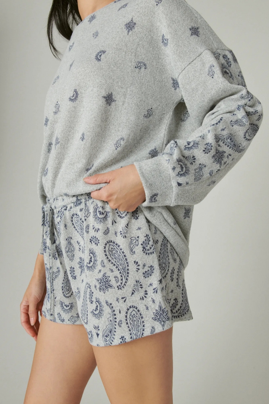 BANDANA SLEEPWEAR SHORT SET, image 3