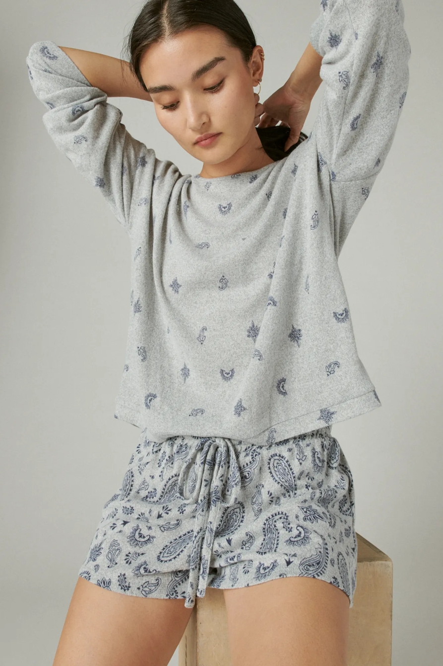 BANDANA SLEEPWEAR SHORT SET, image 4