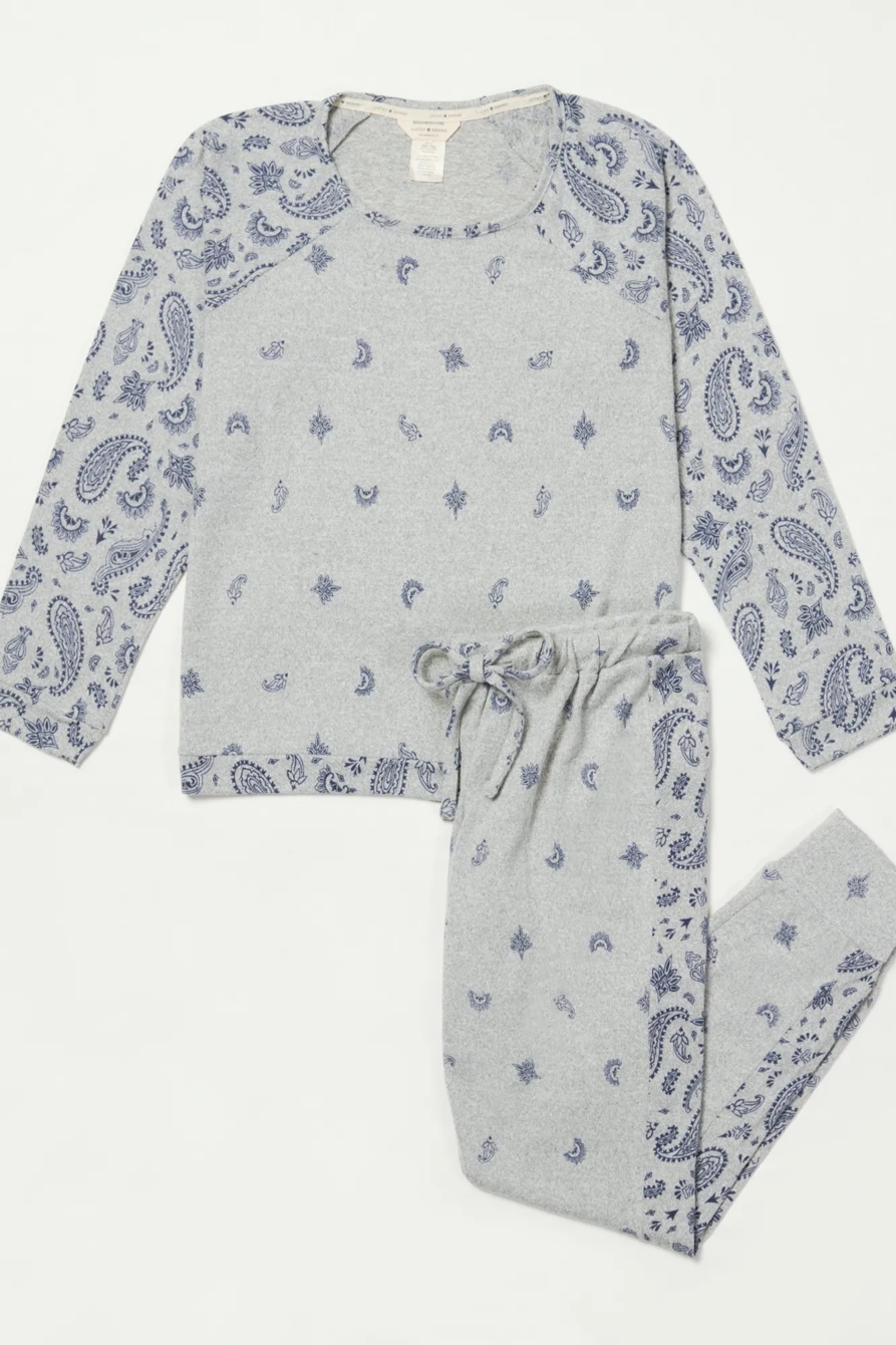 BANDANA PULLOVER SLEEP SET, image 1