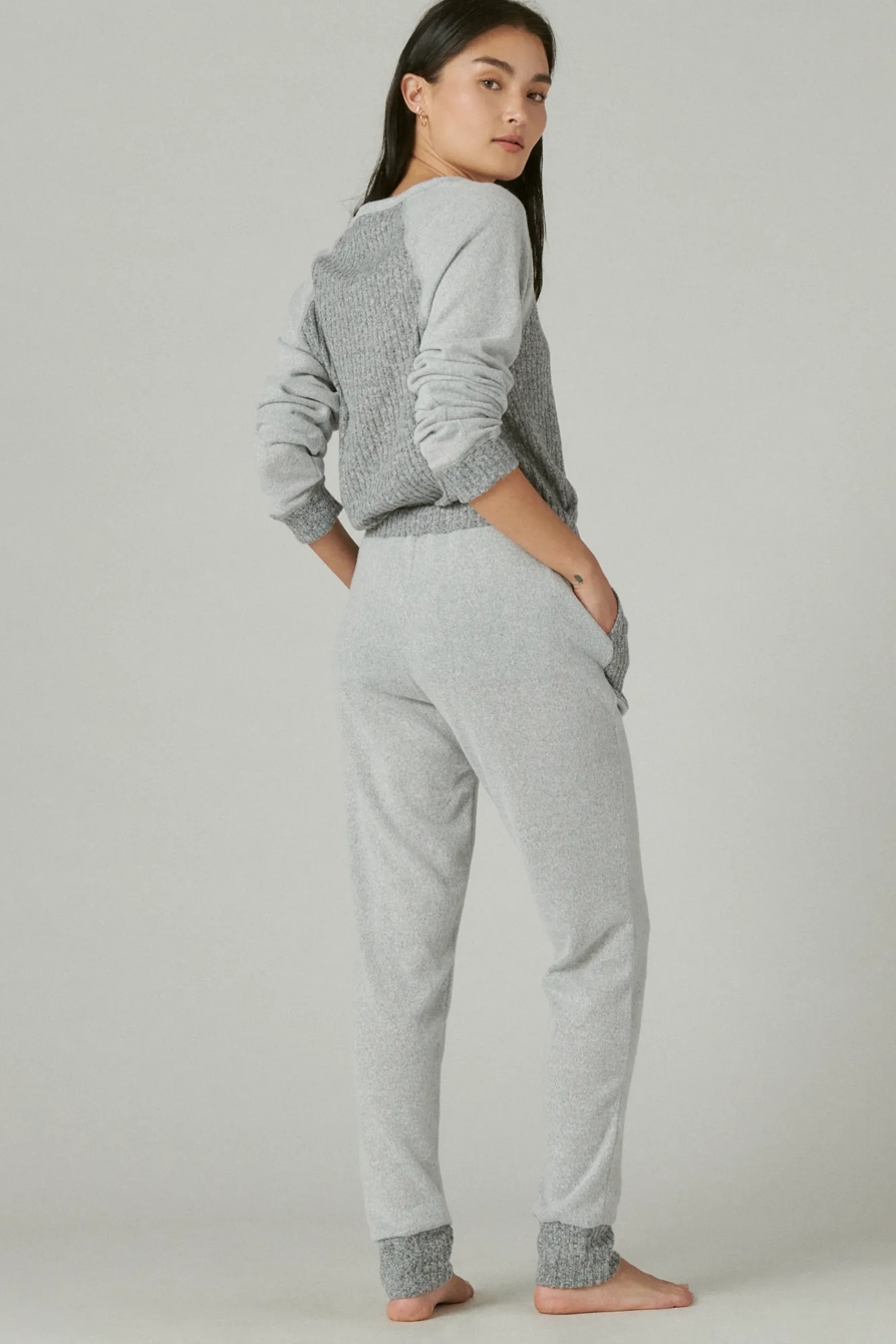 SIDE SLIT JOGGER SLEEPWEAR SET, image 2