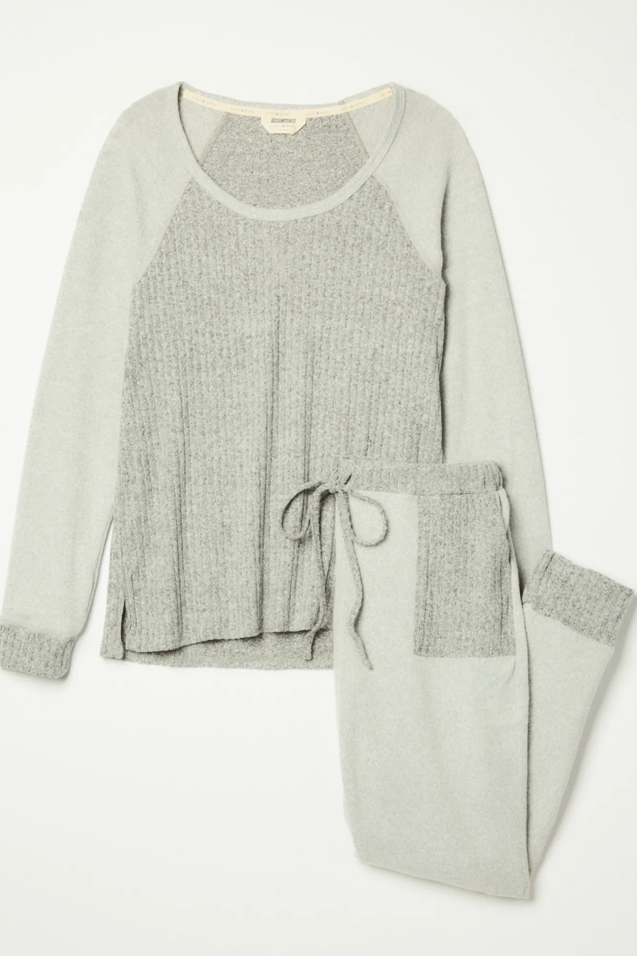 SIDE SLIT JOGGER SLEEPWEAR SET, image 5