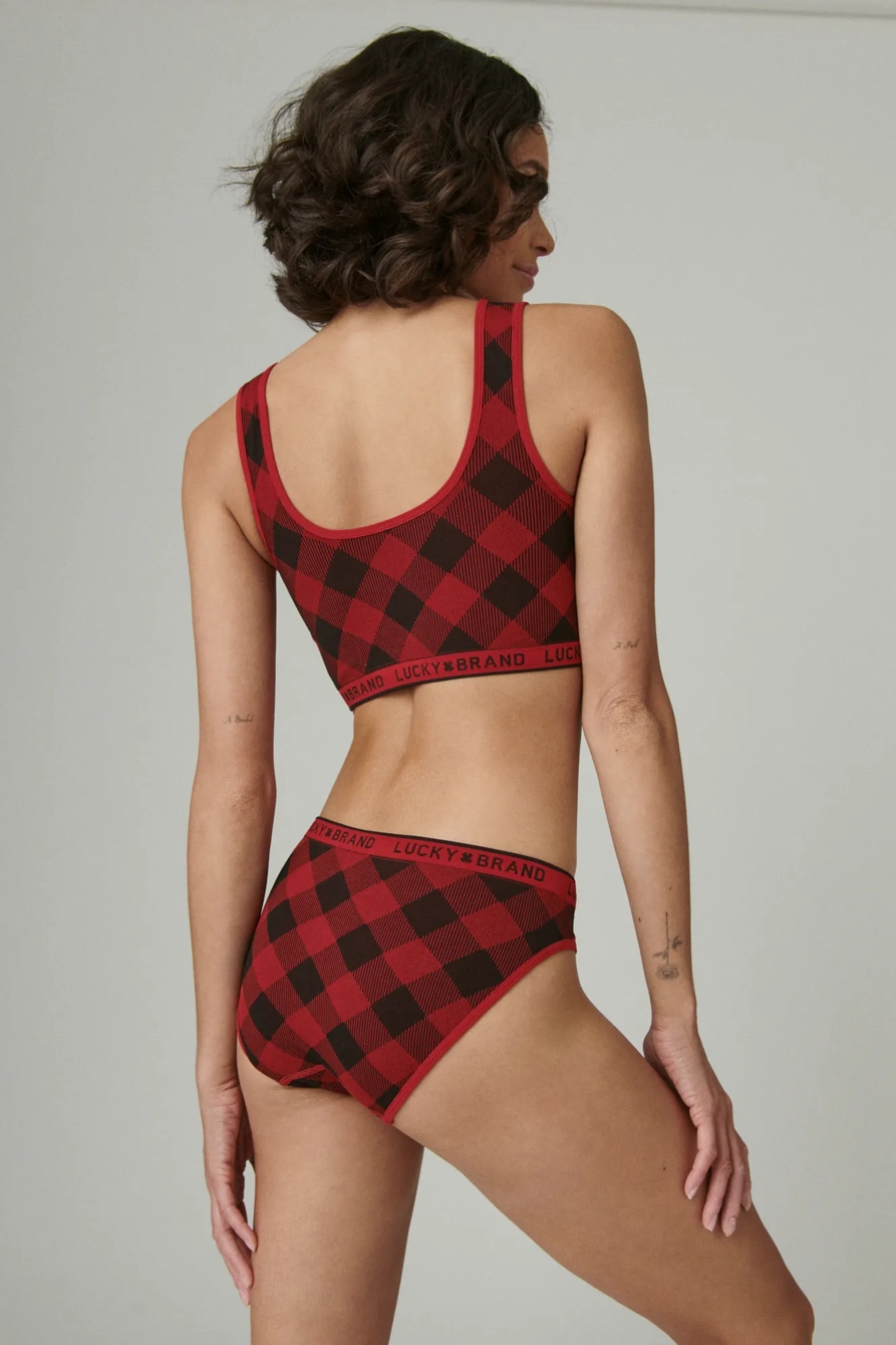 BUFFALO PLAID 2PK BRALETTE SET, image 3