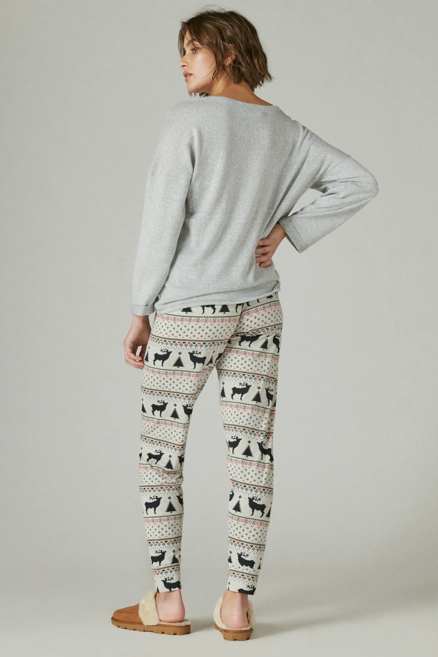 LUCKY FAIR ISLE DEER SLEEP SET, image 3
