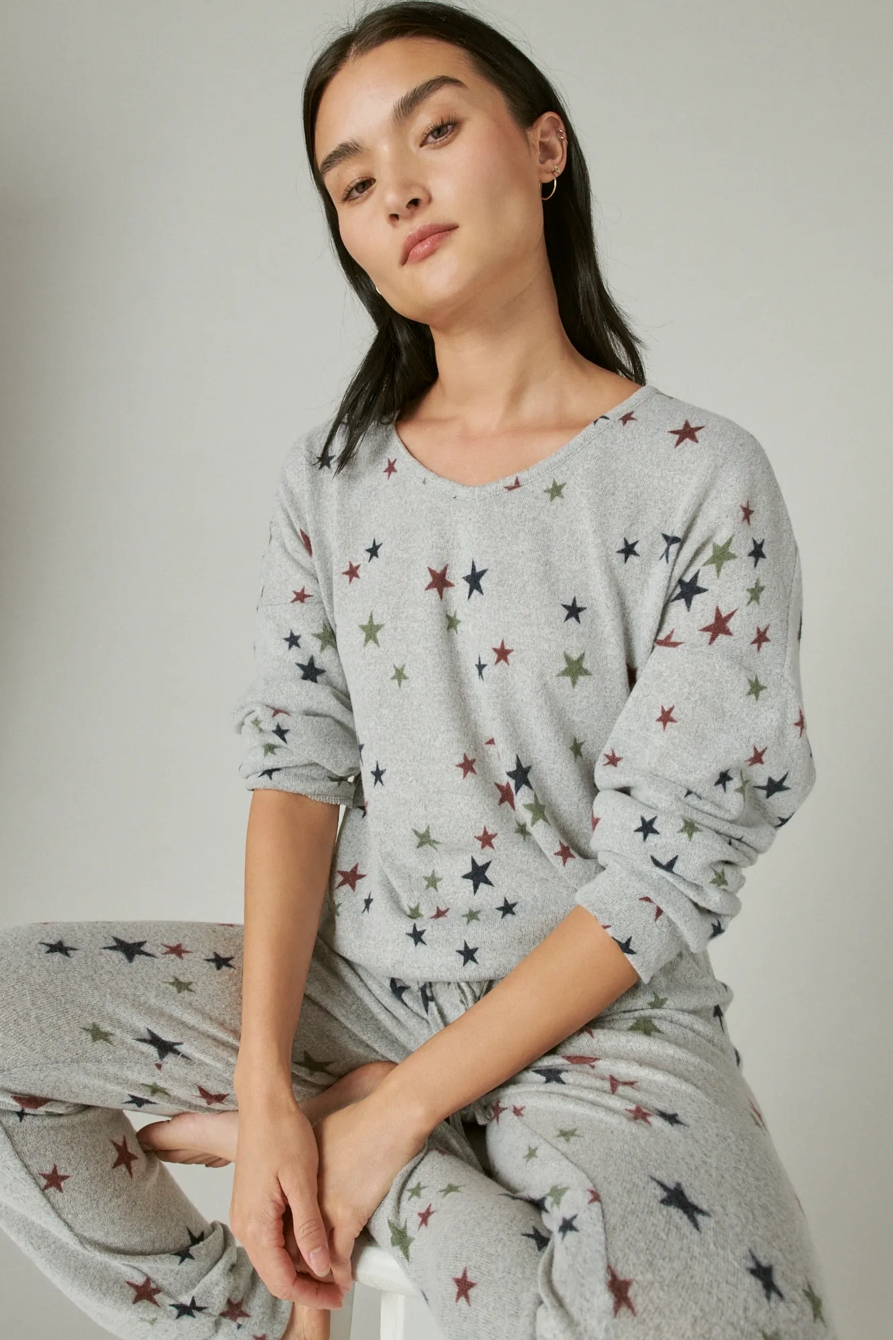 TIE WAIST SLEEPWEAR SET, image 4