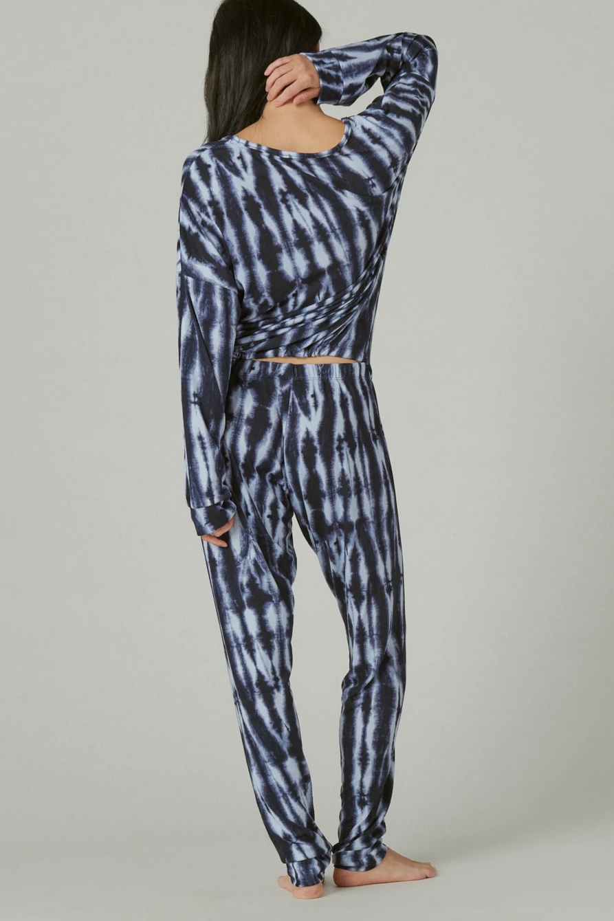 TIE WAIST SLEEPWEAR SET, image 2