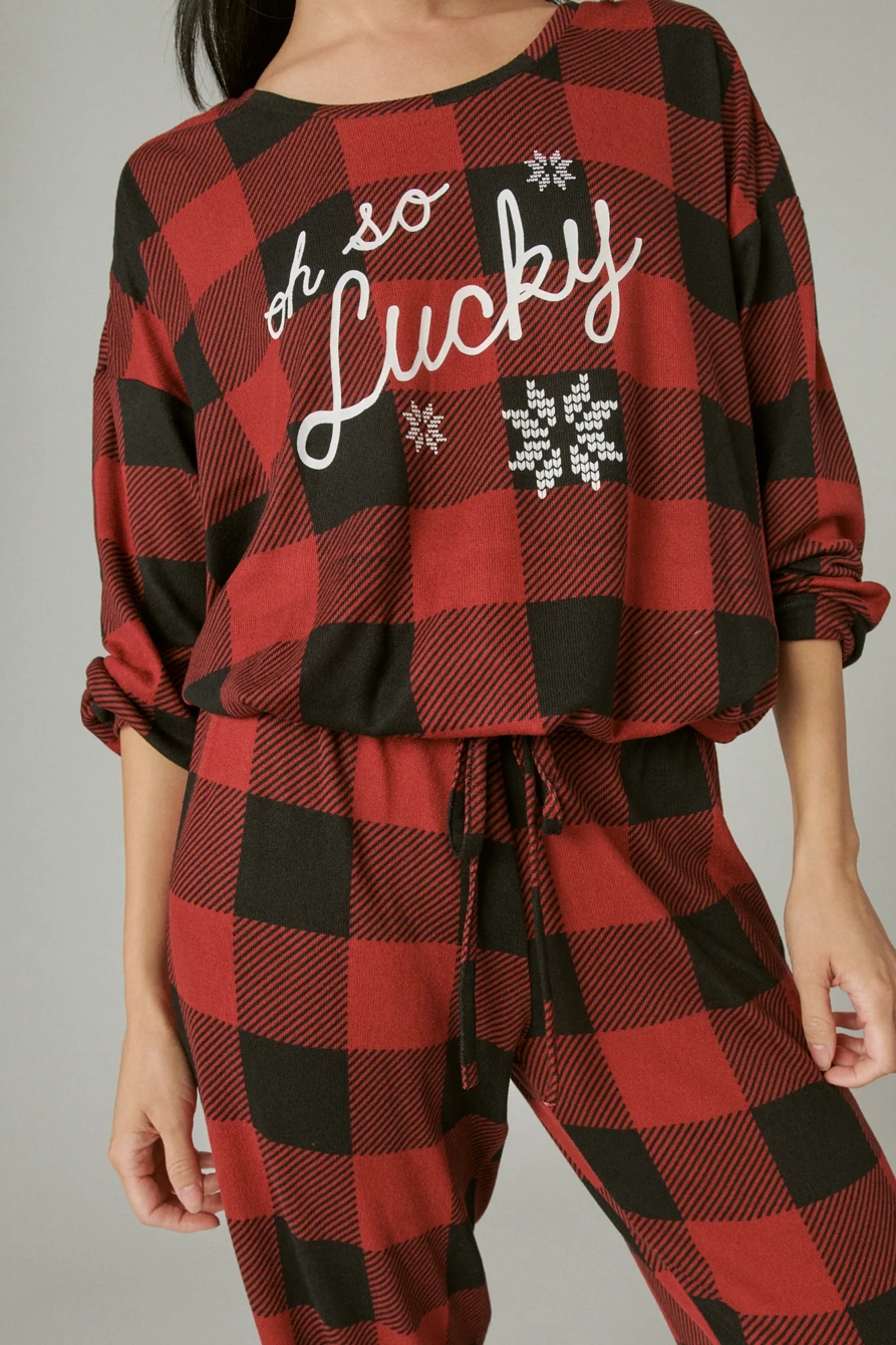 BUFFALO PLAID HOLIDAY SLEEP SET, image 3