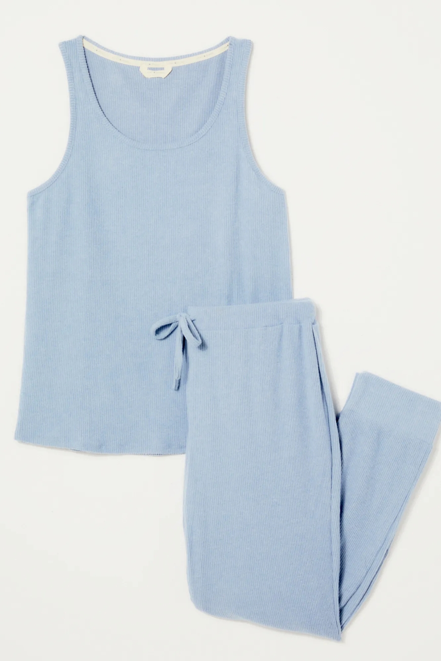 RIBBED TANK SLEEPWEAR SET, image 5