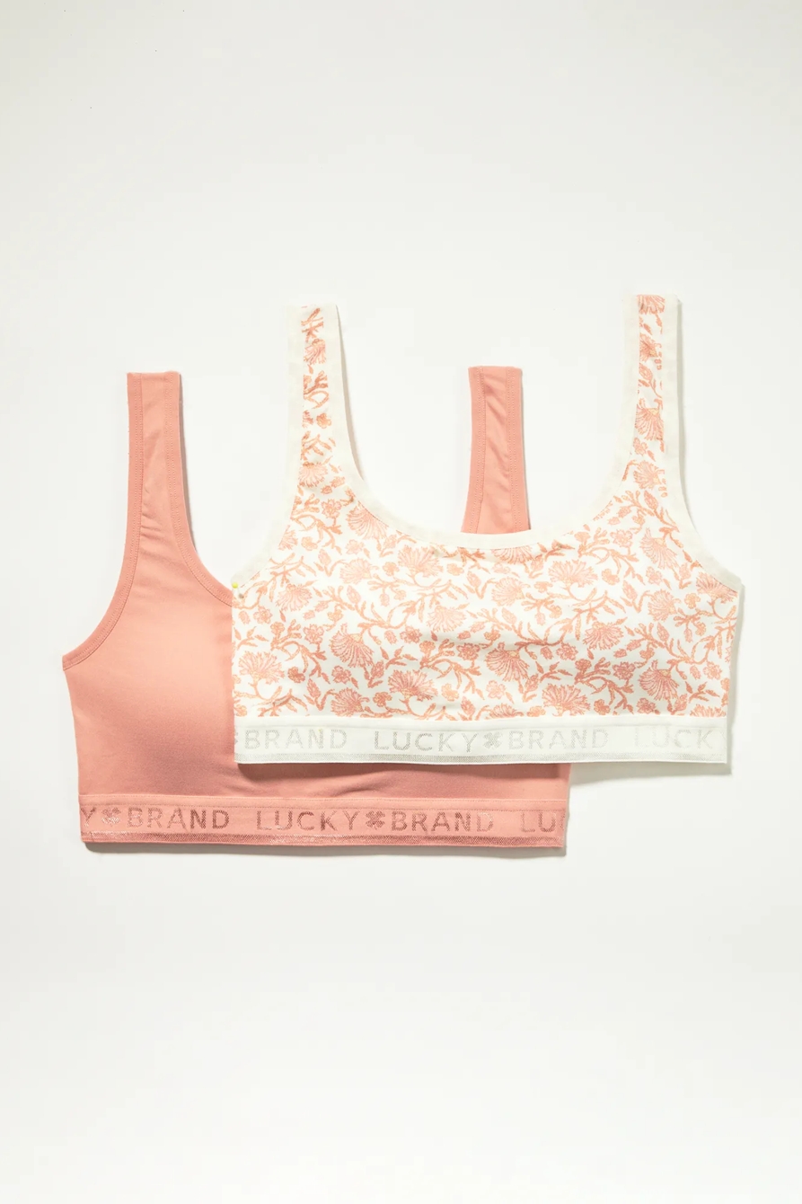 2 PACK FLORAL LOGO BRA, image 5