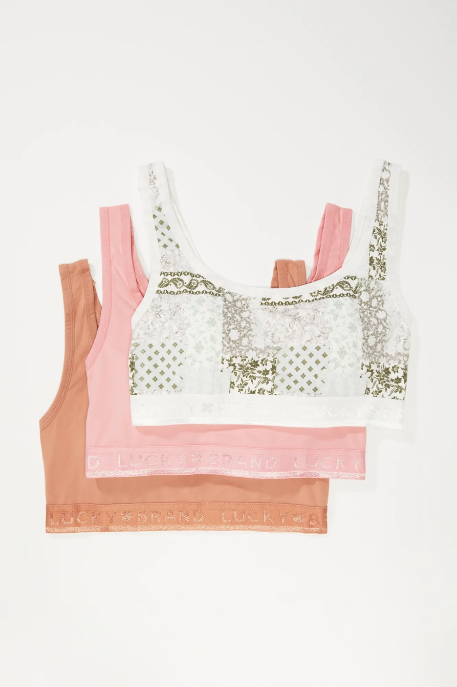 FLORAL PATCHWORK BRALETTE, image 5