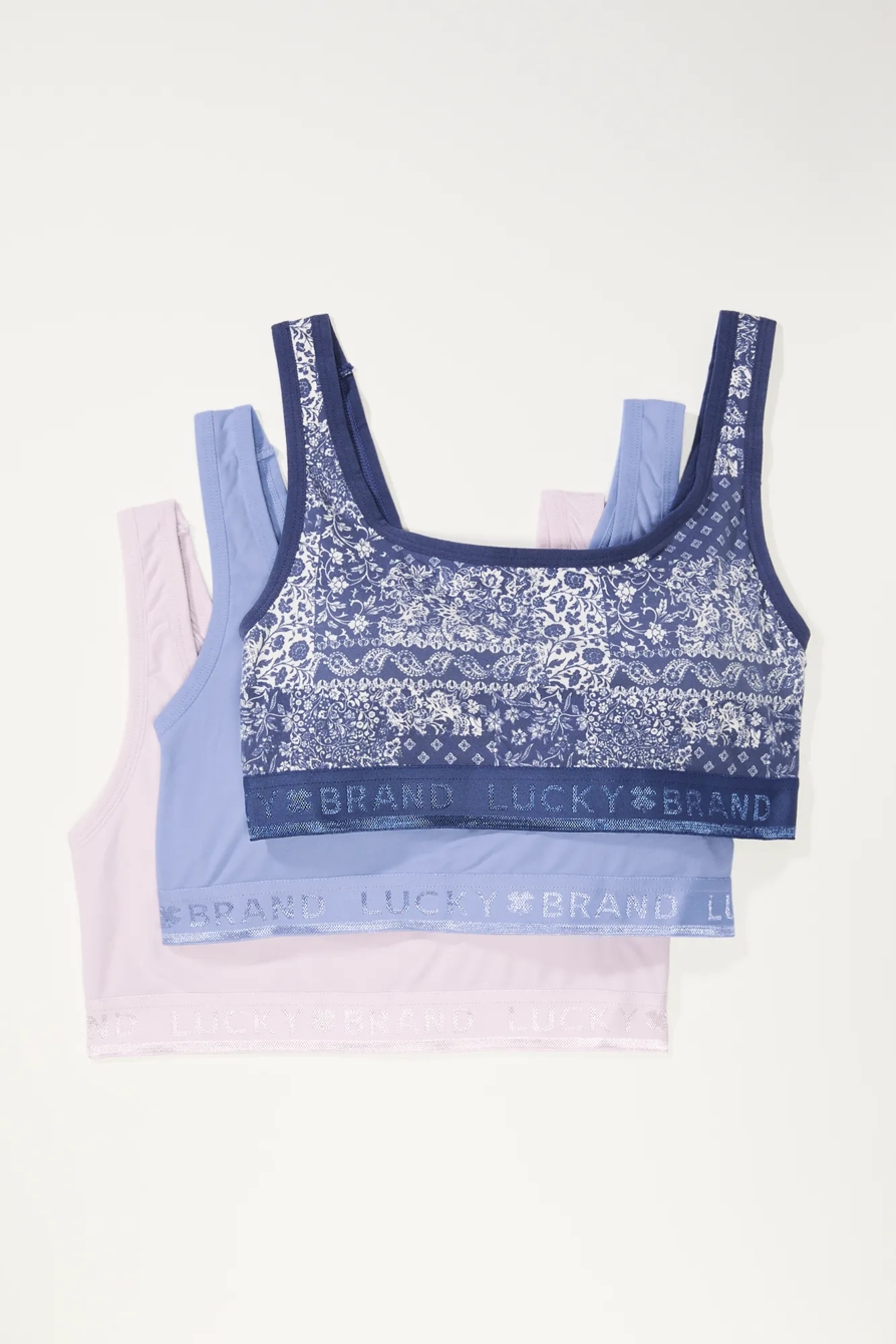 FLORAL PATCHWORK BRALETTE, image 5