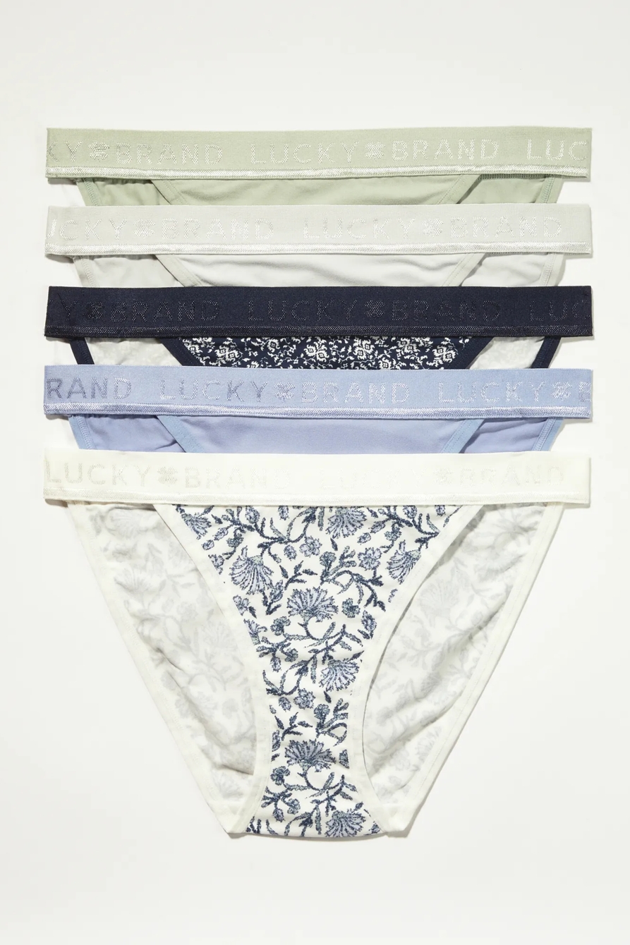 5 PACK FLORAL LOGO BIKINI, image 5