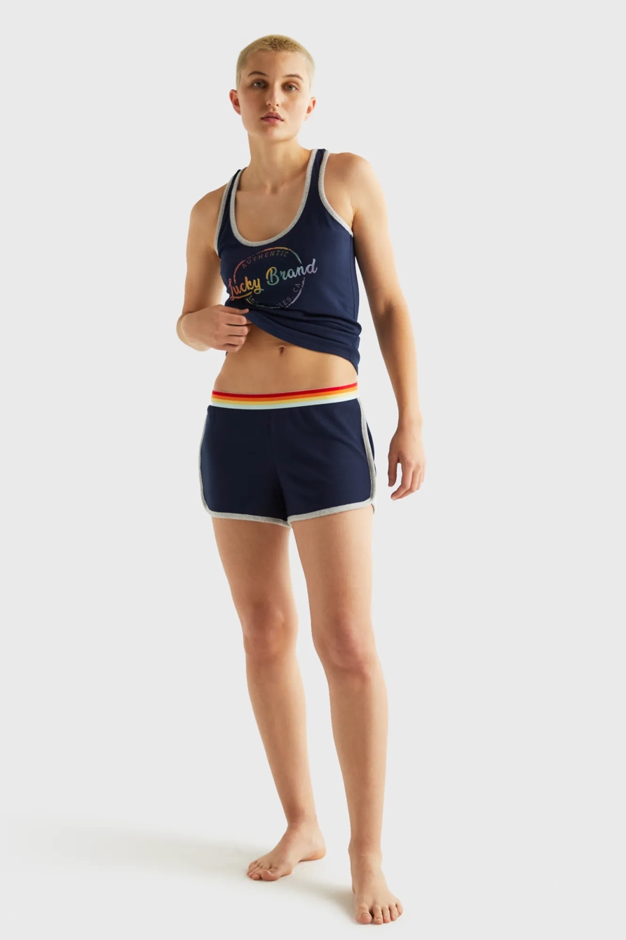 LUCKY PRIDE NAVY SLEEPWEAR SET, image 2