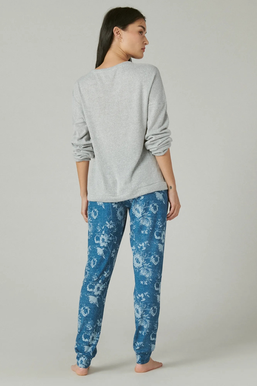 LUCKY LOGO SLEEPWEAR SET, image 2