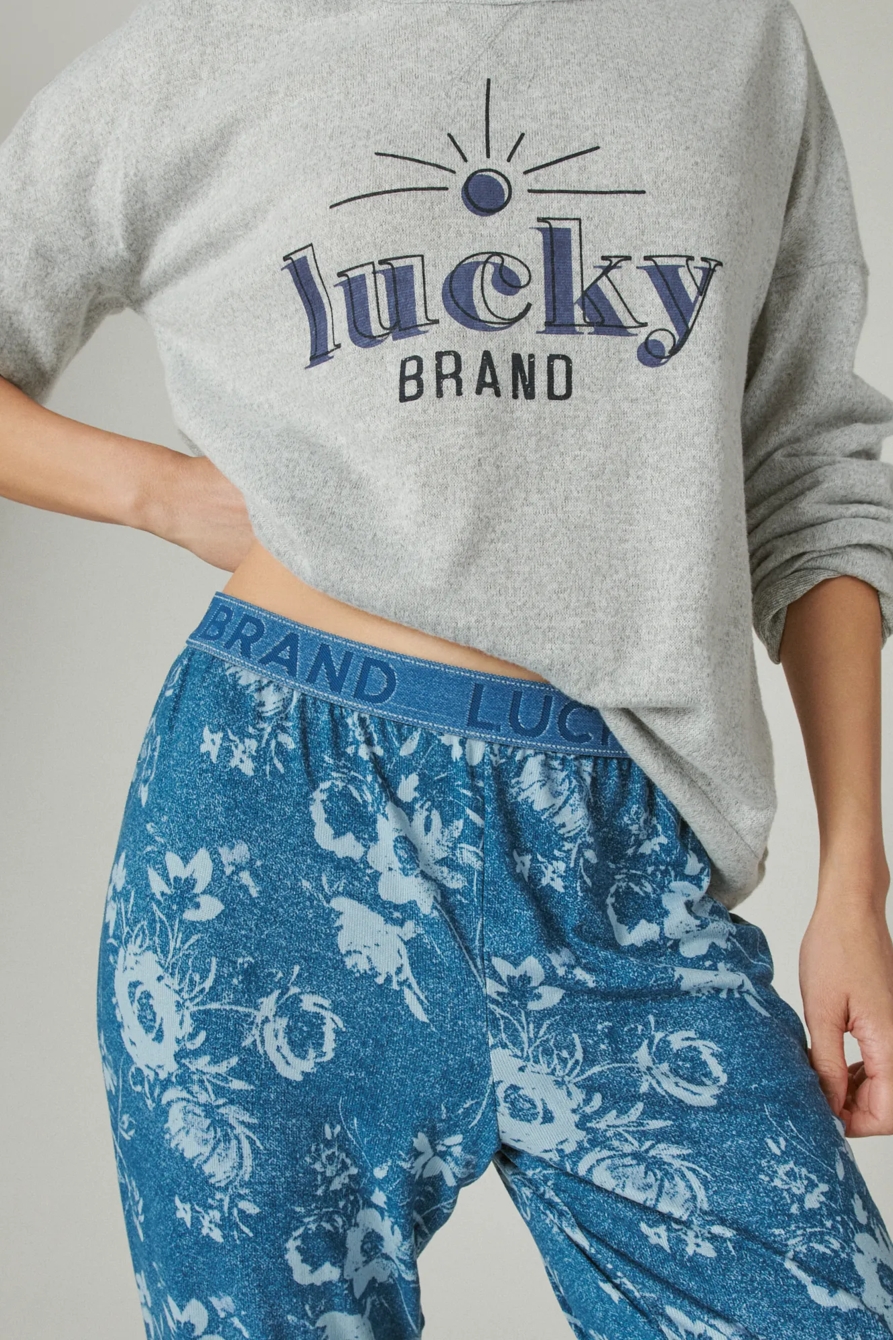 LUCKY LOGO SLEEPWEAR SET, image 3
