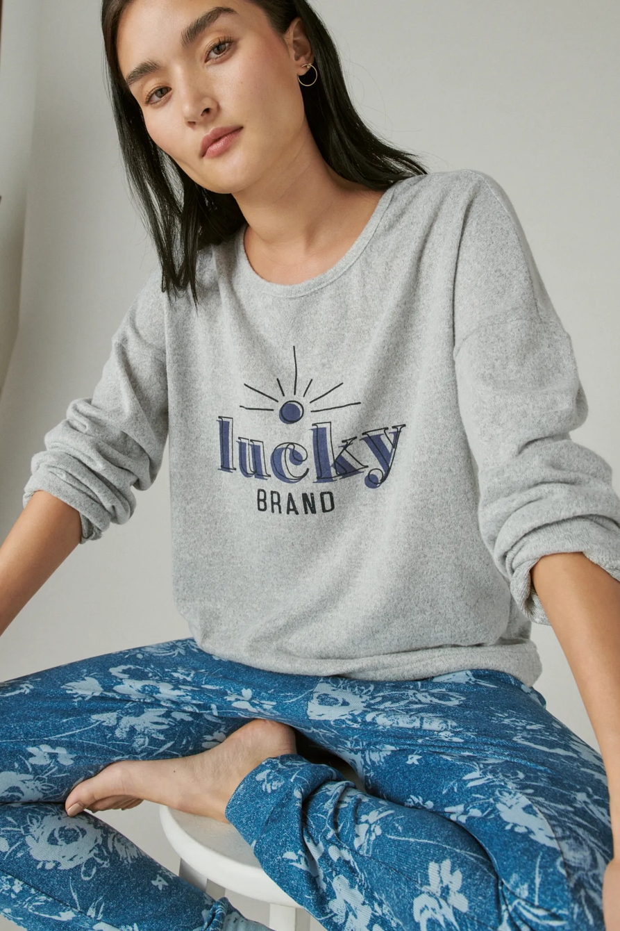 LUCKY LOGO SLEEPWEAR SET, image 4