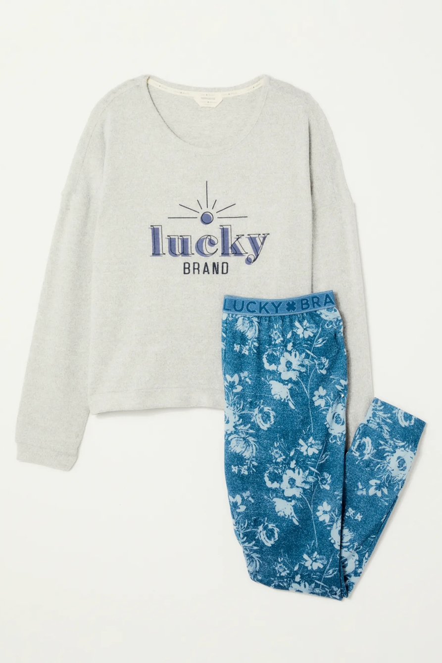 LUCKY LOGO SLEEPWEAR SET, image 5
