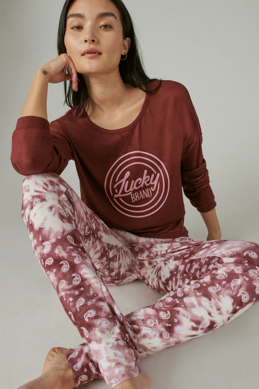 LUCKY LOGO SLEEPWEAR SET, image 4