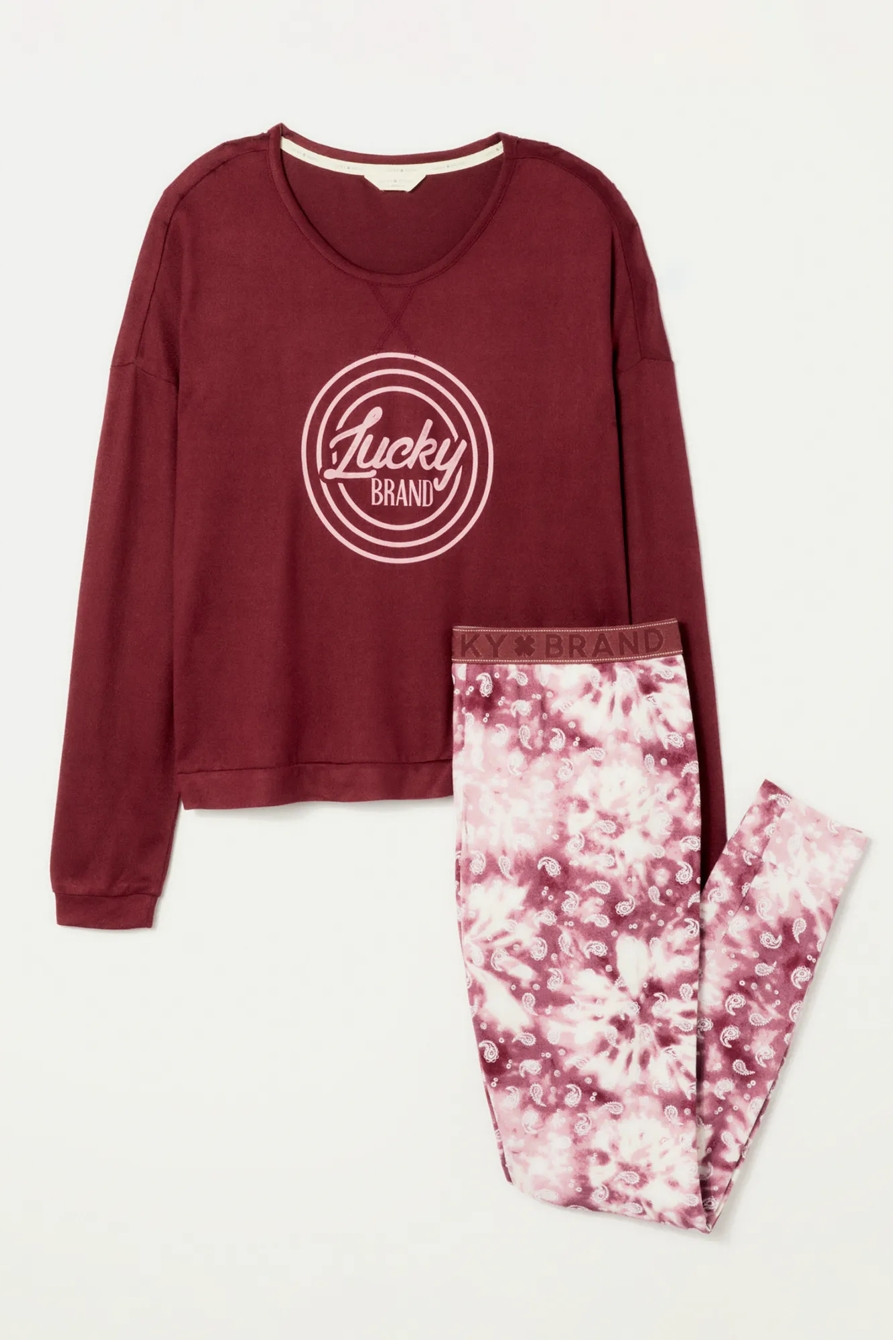 LUCKY LOGO SLEEPWEAR SET, image 5