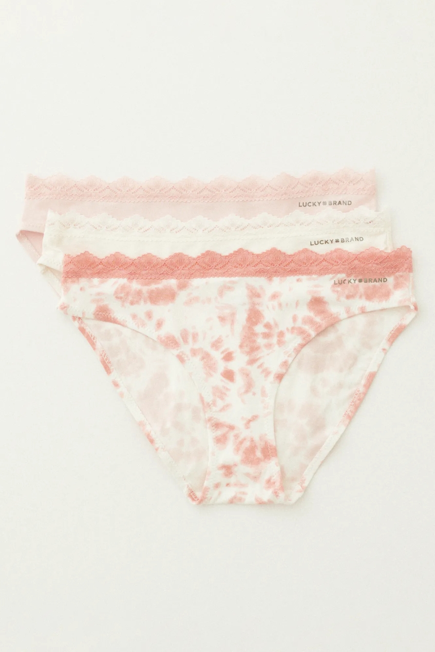 3 PACK LACE TIE DYE BIKINI, image 6