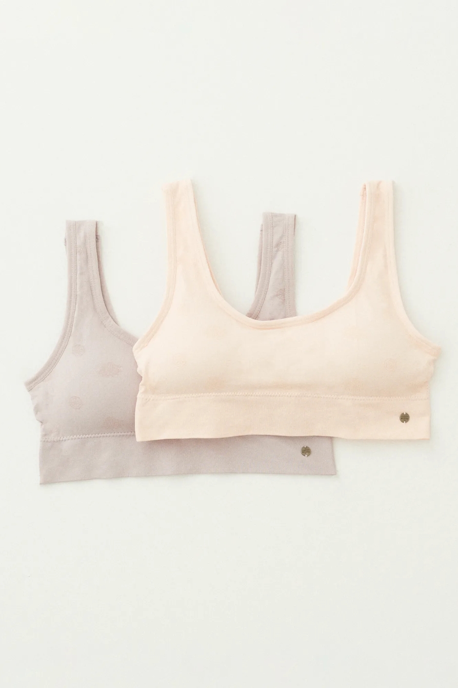 2 PACK WOODBLOCK PRINT BRA, image 6