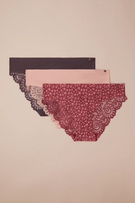 3 PACK LACE BIKINI, image 1