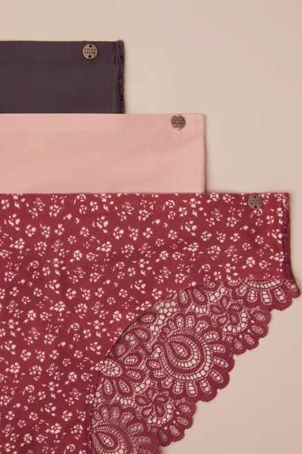 3 PACK LACE BIKINI, image 2