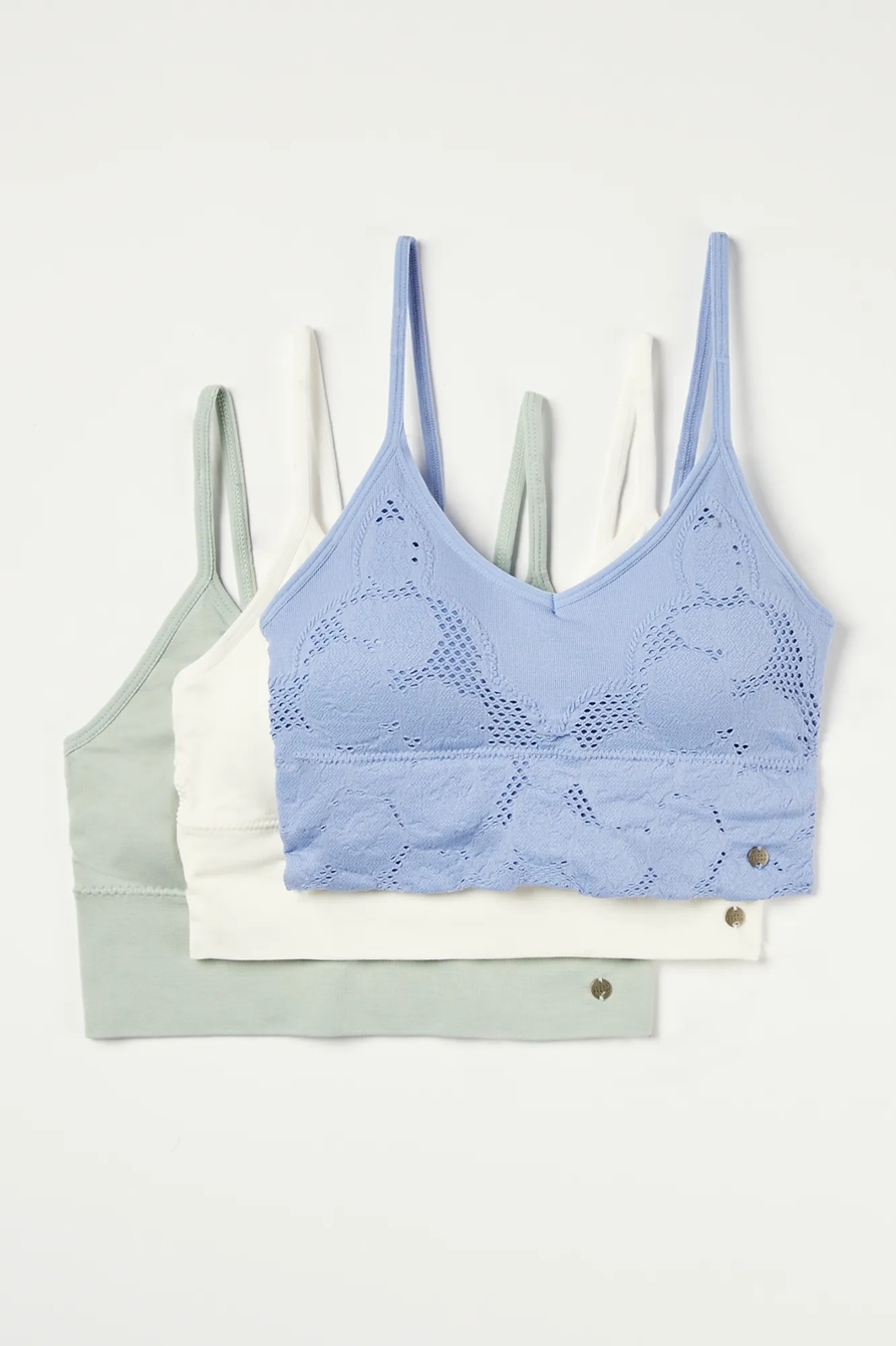 CROCHET LACE SEAMLESS BRALETTE SET OF 3, image 5