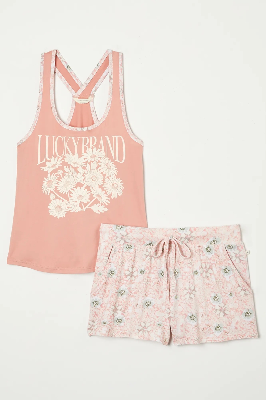CROSS BACK TANK SLEEP SET, image 5