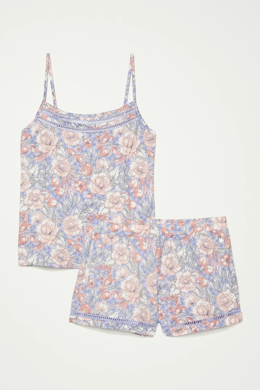 FLORAL TANK SLEEP SET, image 1