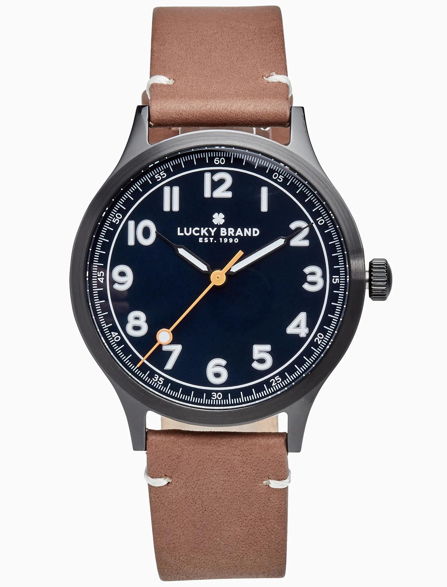 JEFFERSON BROWN LEATHER WATCH, 38MM, image 1