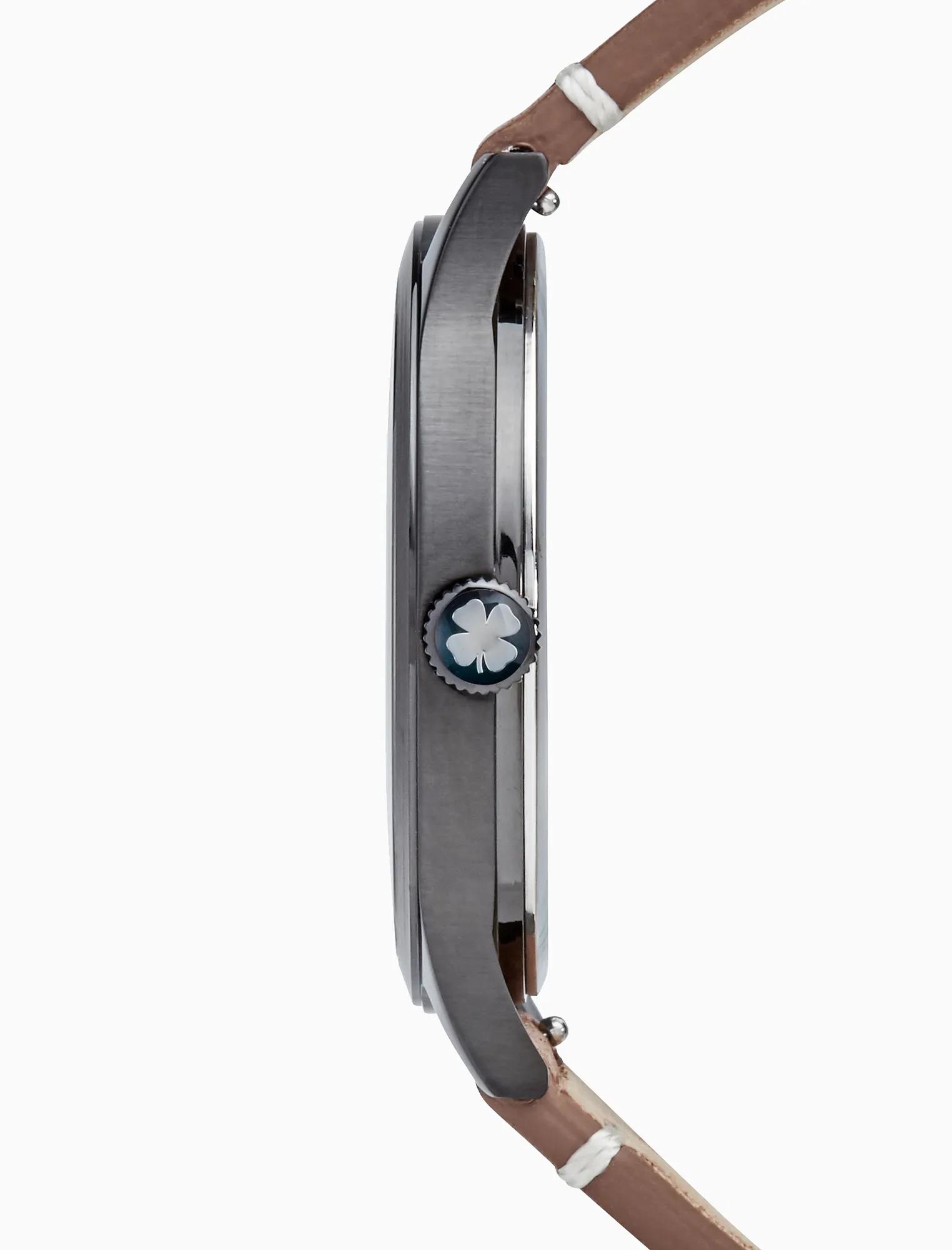 JEFFERSON BROWN LEATHER WATCH, 38MM, image 5