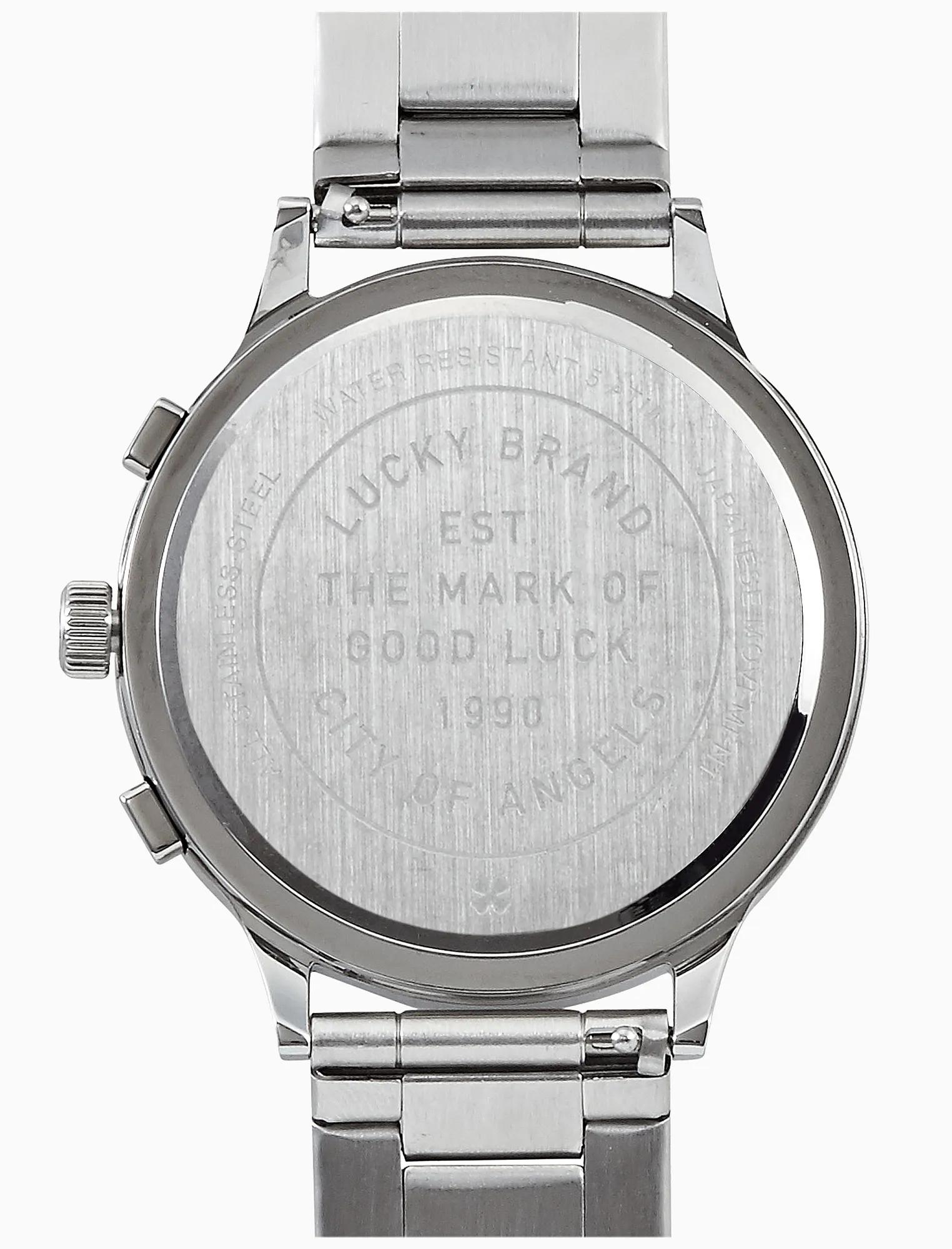 ROCKPOINT SILVER MULTI-FUNCTION WATCH, 42MM, image 2