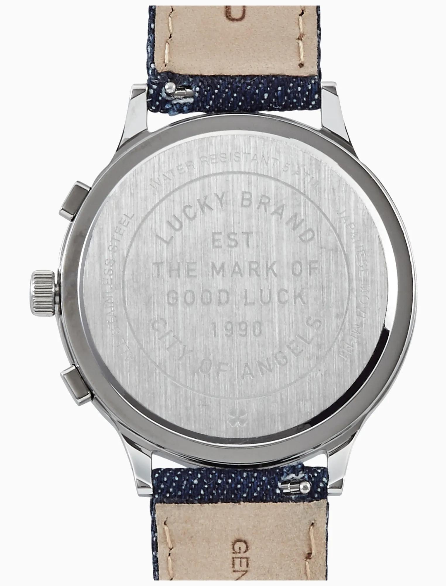 ROCKPOINT MULTI-FUNCTION DENIM WATCH, 42MM, image 3