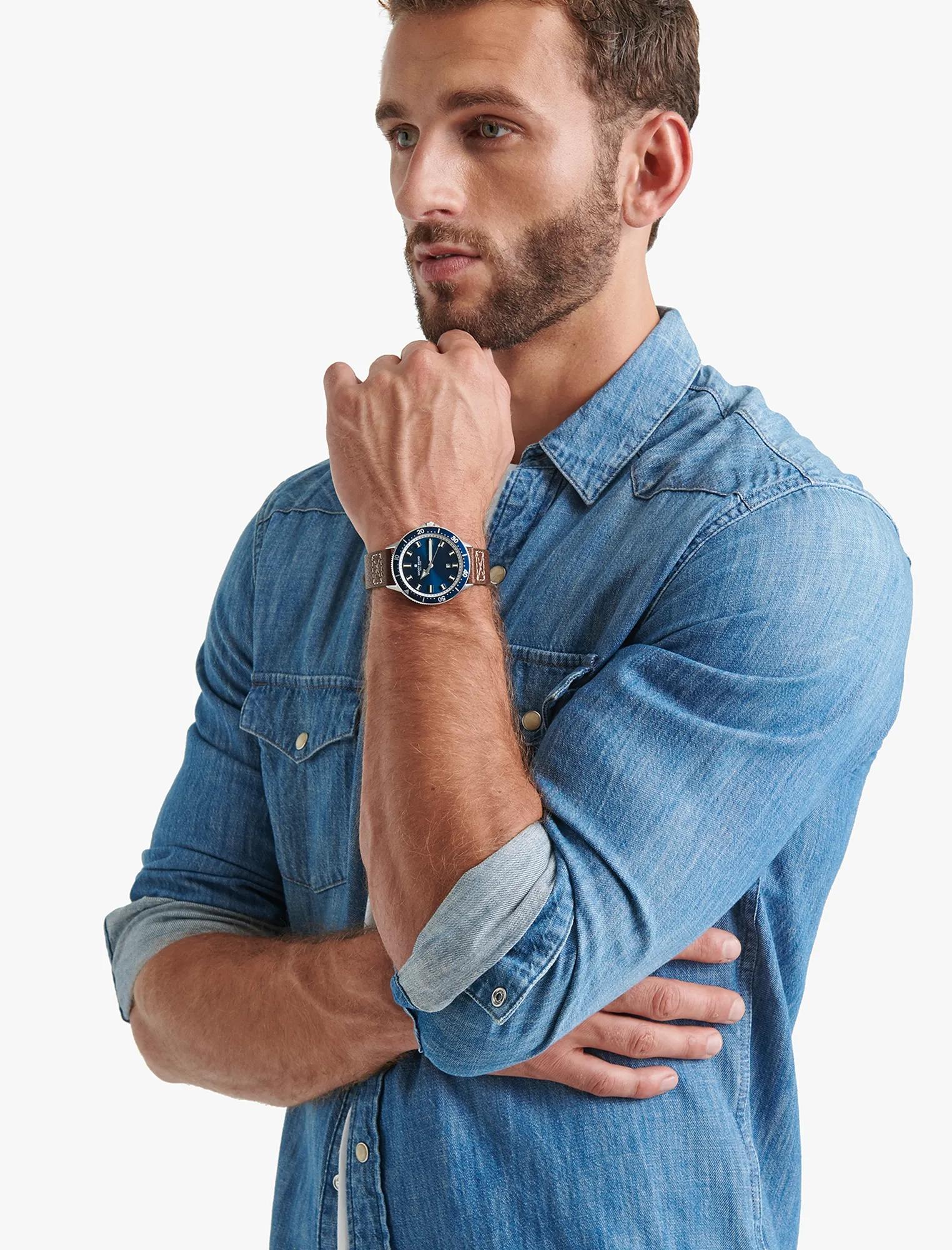 DILLON BLUE WATCH, 42MM, image 6
