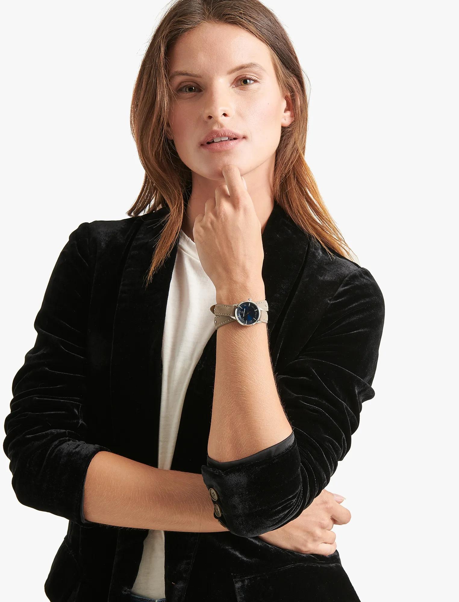 TORREY MINI GREY WRAP STUD WATCH, 28MM, image 6