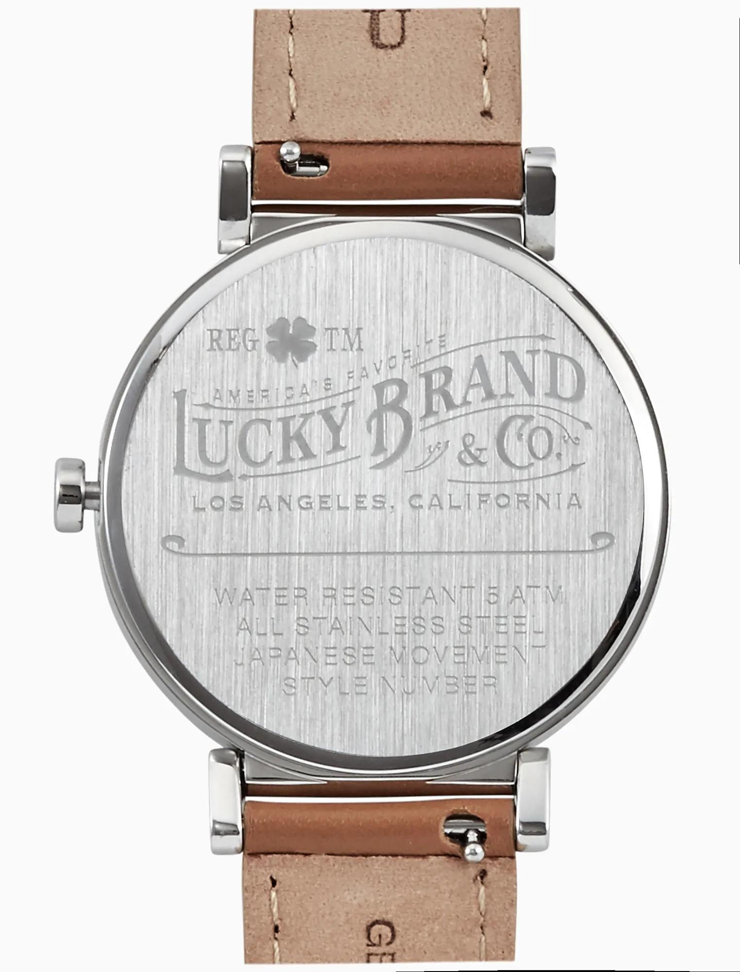 CARMEL BOYFRIEND TAN LEATHER WATCH, 38MM, image 3