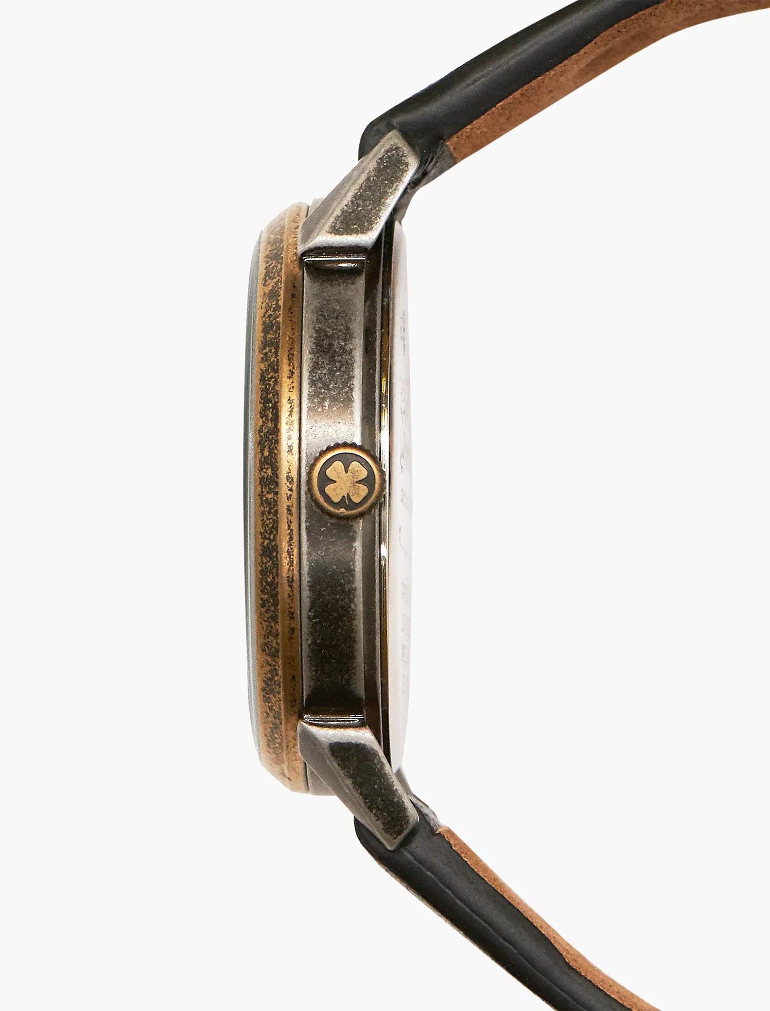 Torrey Embroidered Leather Watch, image 3